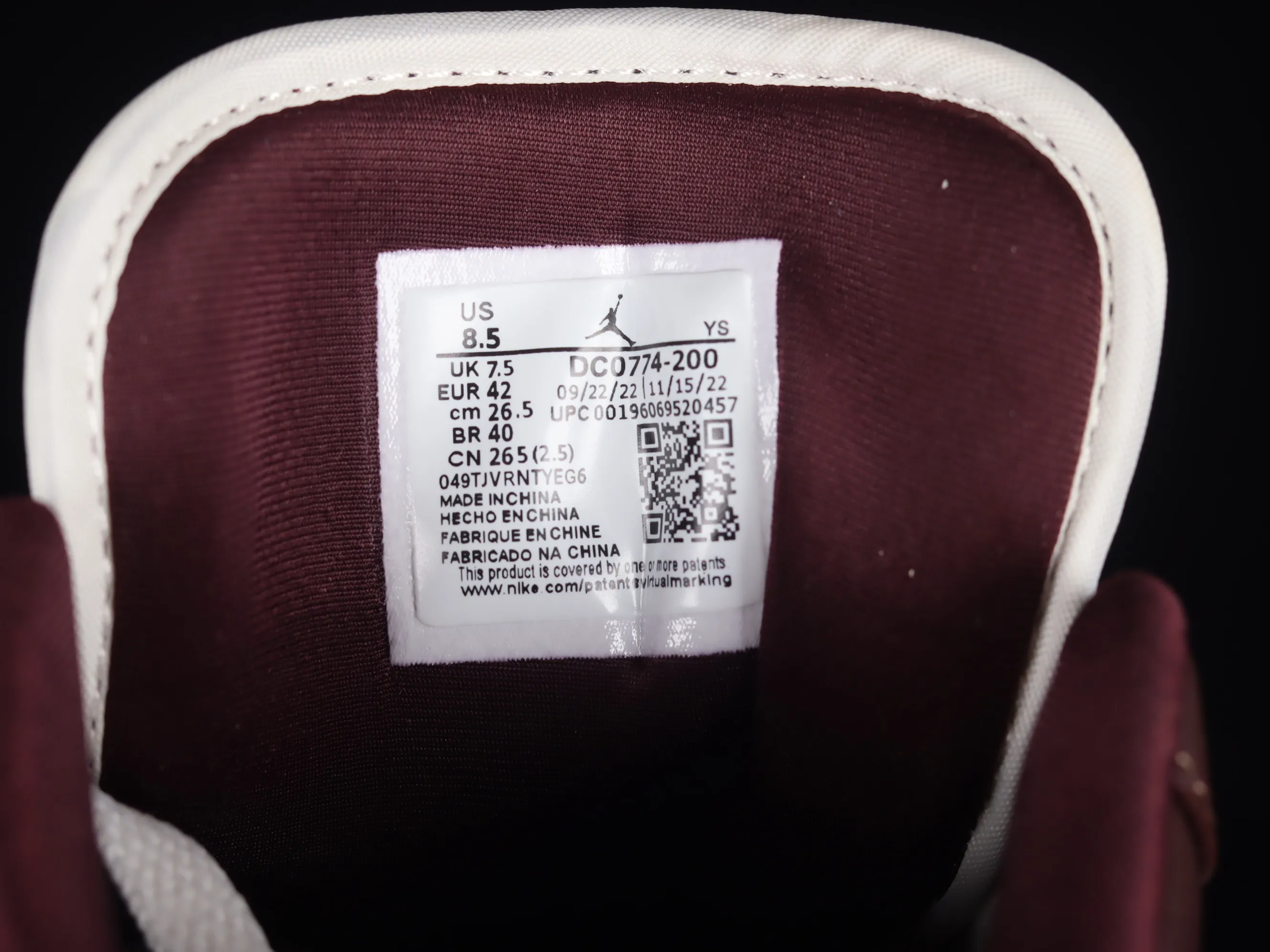 All categories Air Jordan Jordan series basketball shoes Air Jordan 1 Low Z version Air Jordan 1 Low AJ1 Joe 1 white coffee color low-top cultural casual sneakers DC0774-200